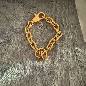 Louis Vuitton Gold Chain Bracelet